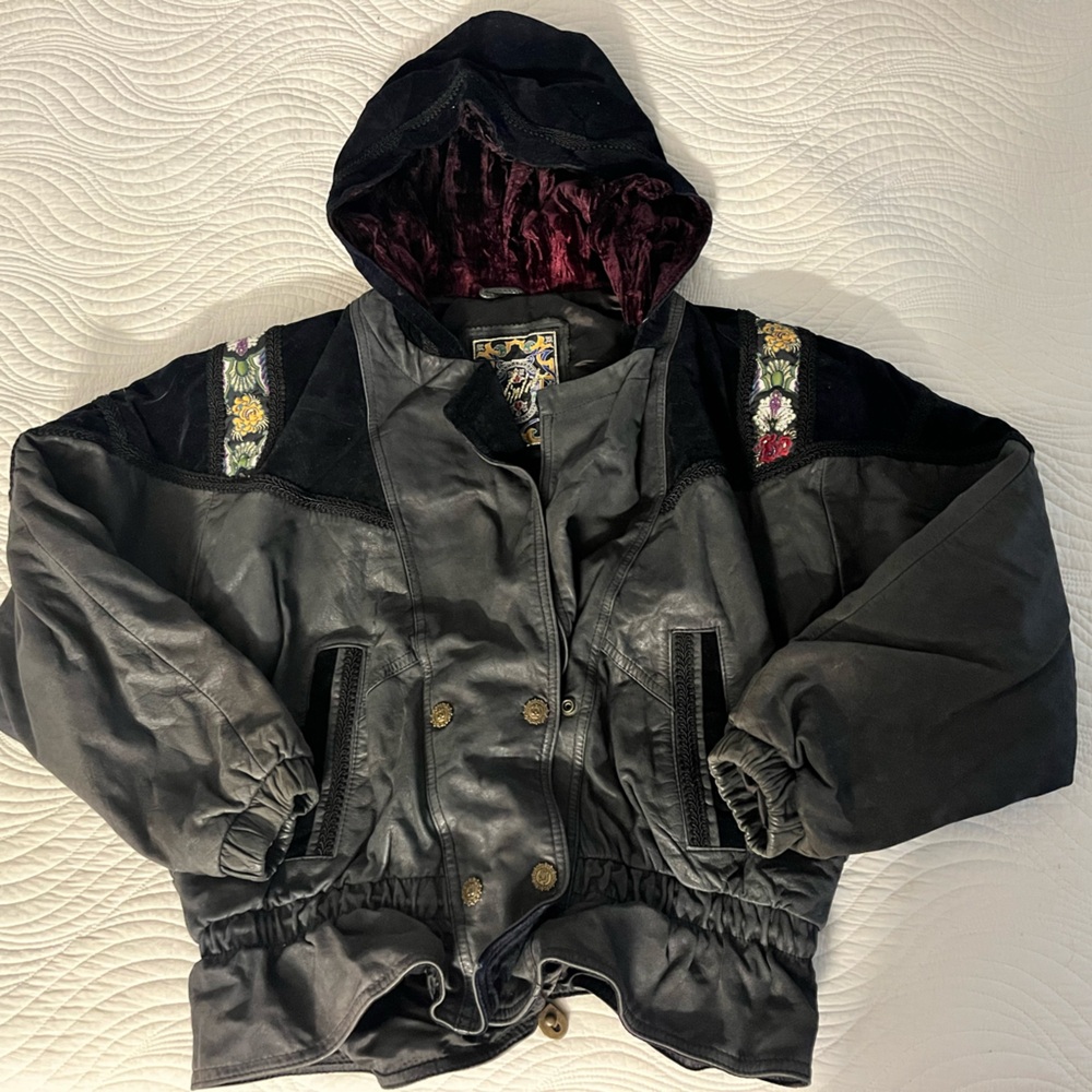 Genuine Leather Vintage Winlet Jacket